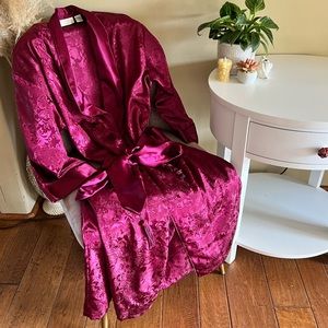 Vintage Victoria’s Secret Burgundy Robe